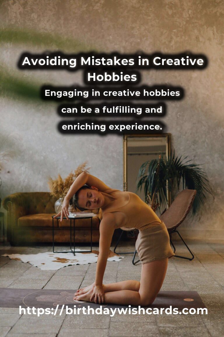Common Mistakes in Creative Hobbies Solutions (and How to Avoid Them)