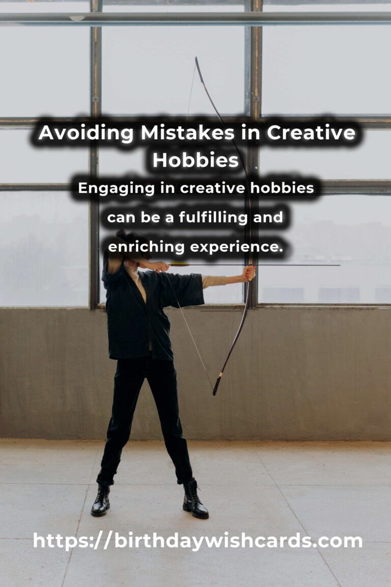 Common Mistakes in Creative Hobbies Solutions (and How to Avoid Them)