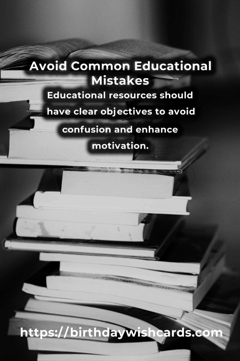 Common Mistakes in Educational Resources Insights and How to Avoid Them