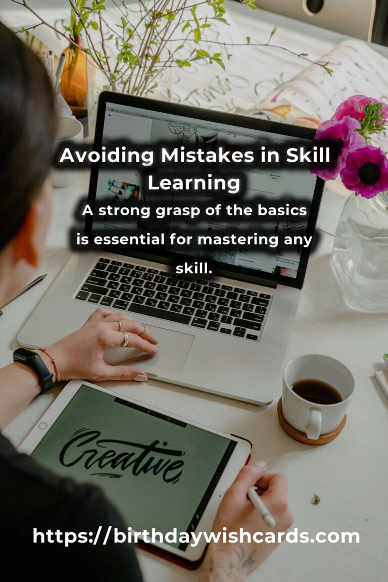 Common Mistakes in Learning New Skills and How to Avoid Them