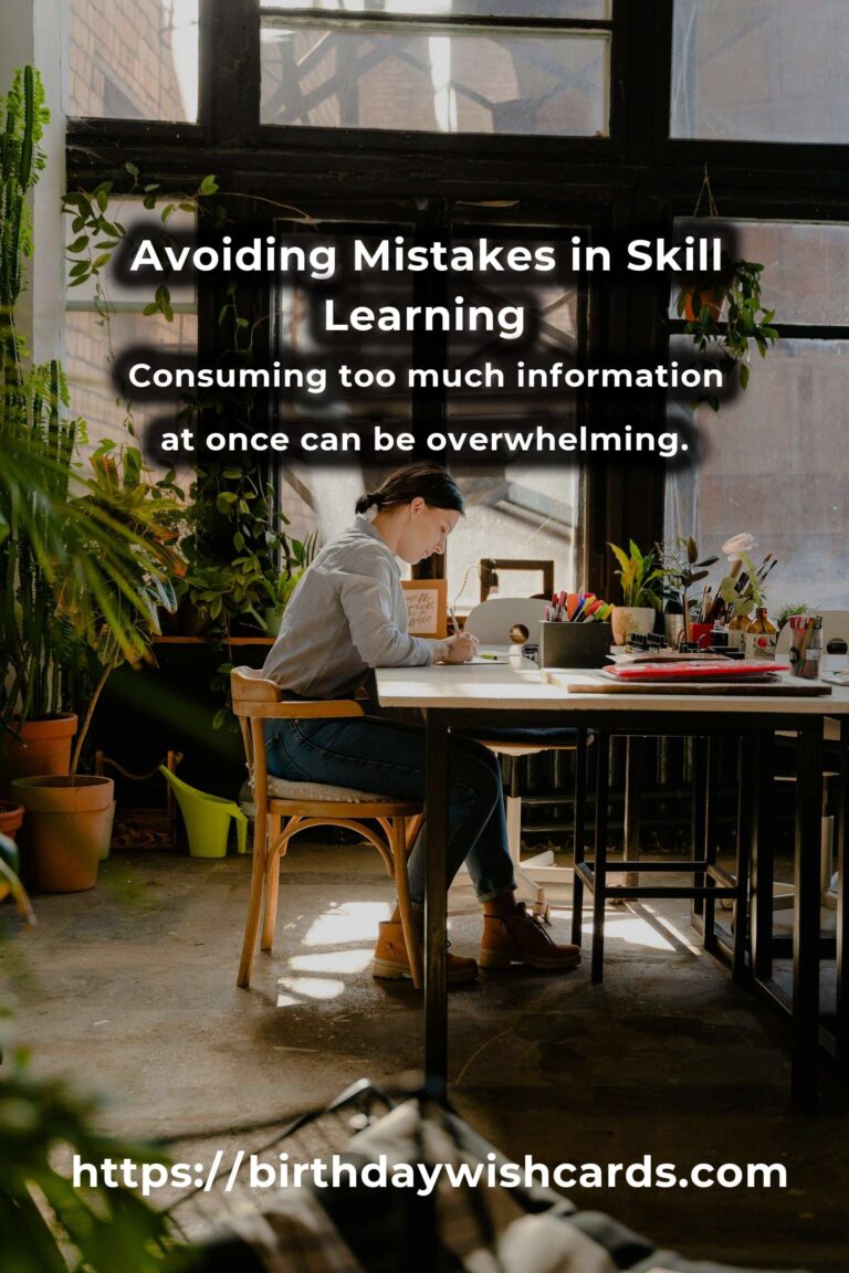 Common Mistakes in Learning New Skills and How to Avoid Them