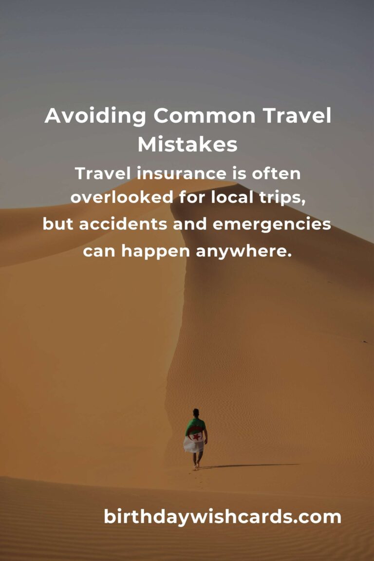 Common Mistakes in Local Travel Methods and How to Avoid Them
