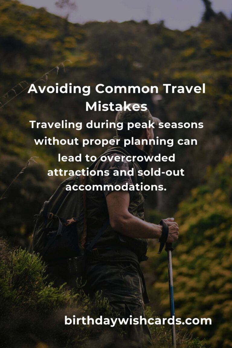 Common Mistakes in Local Travel Methods and How to Avoid Them