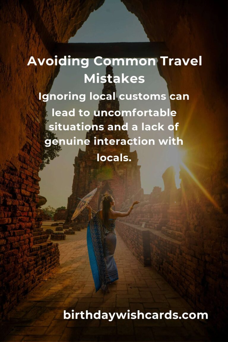 Common Mistakes in Local Travel Methods and How to Avoid Them