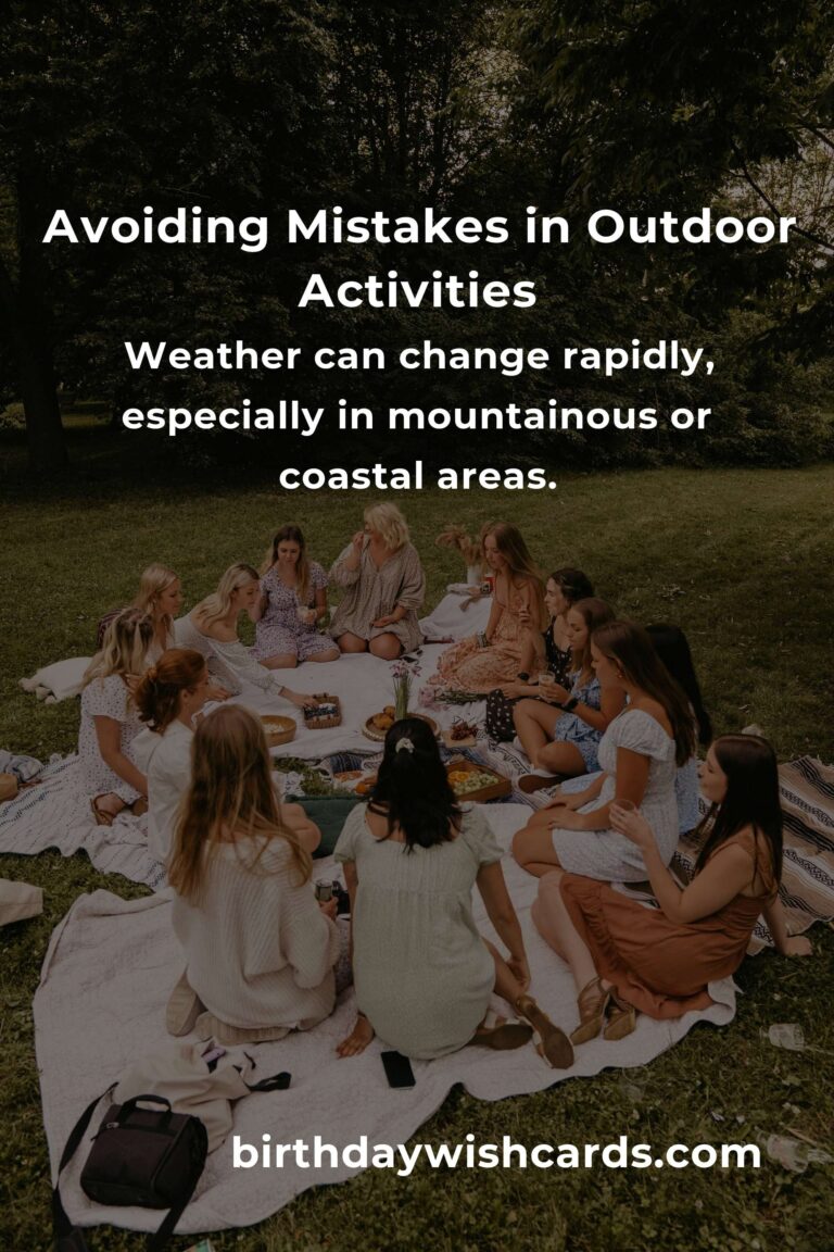Common Mistakes in Outdoor Activities (and How to Avoid Them)