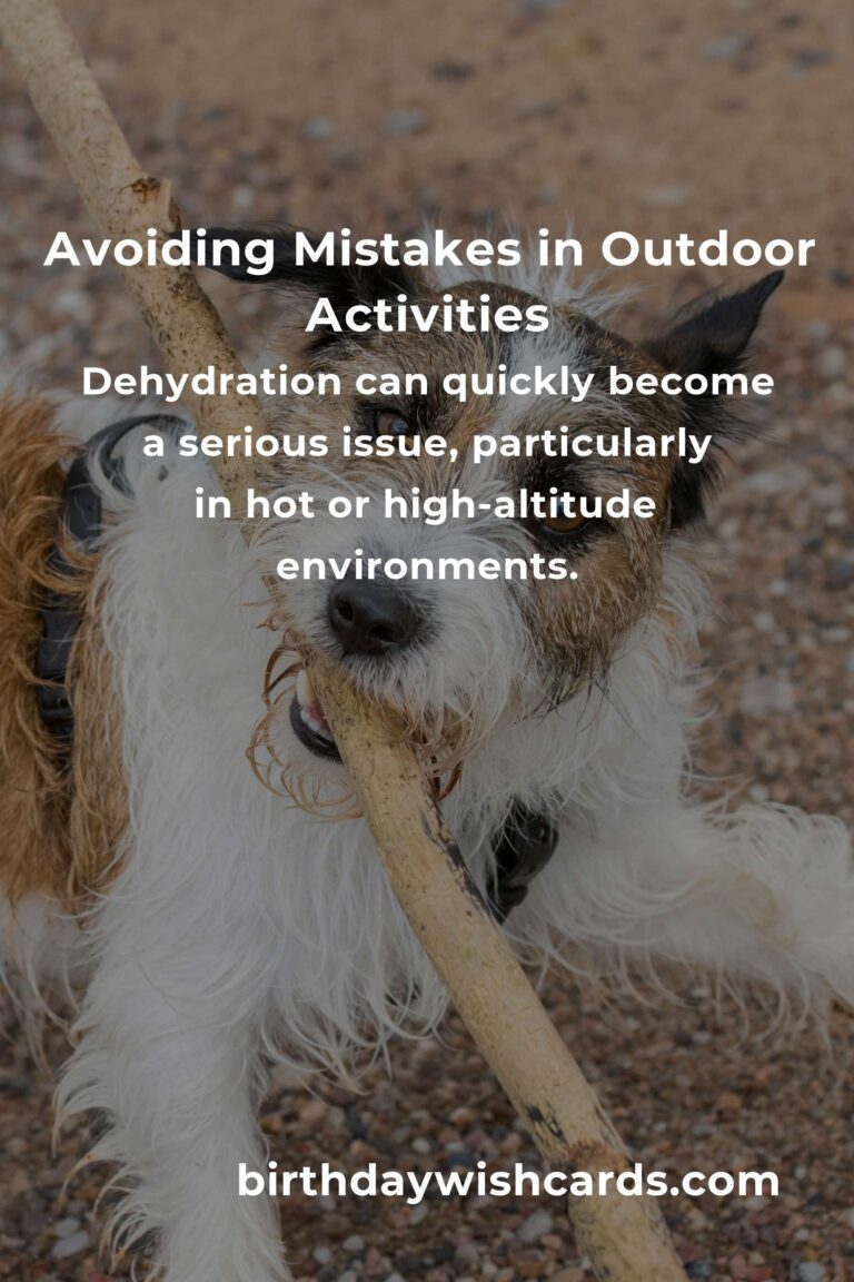 Common Mistakes in Outdoor Activities (and How to Avoid Them)