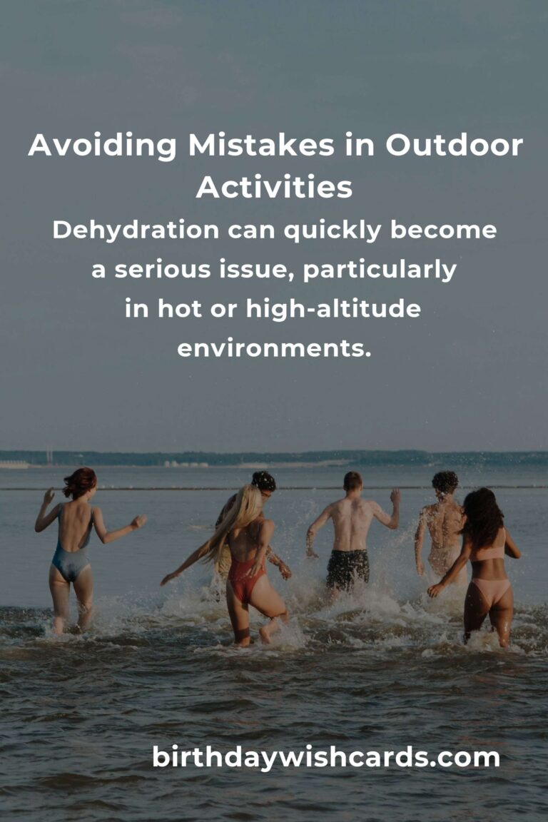Common Mistakes in Outdoor Activities (and How to Avoid Them)
