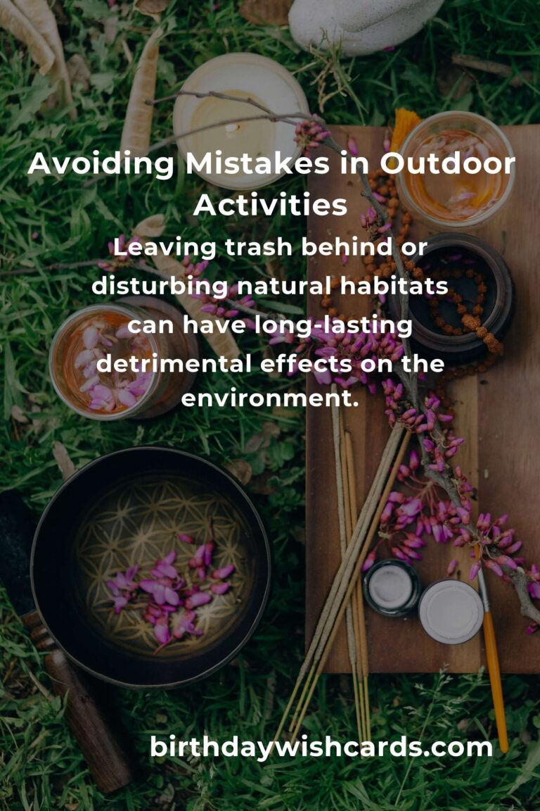 Common Mistakes in Outdoor Activities (and How to Avoid Them)