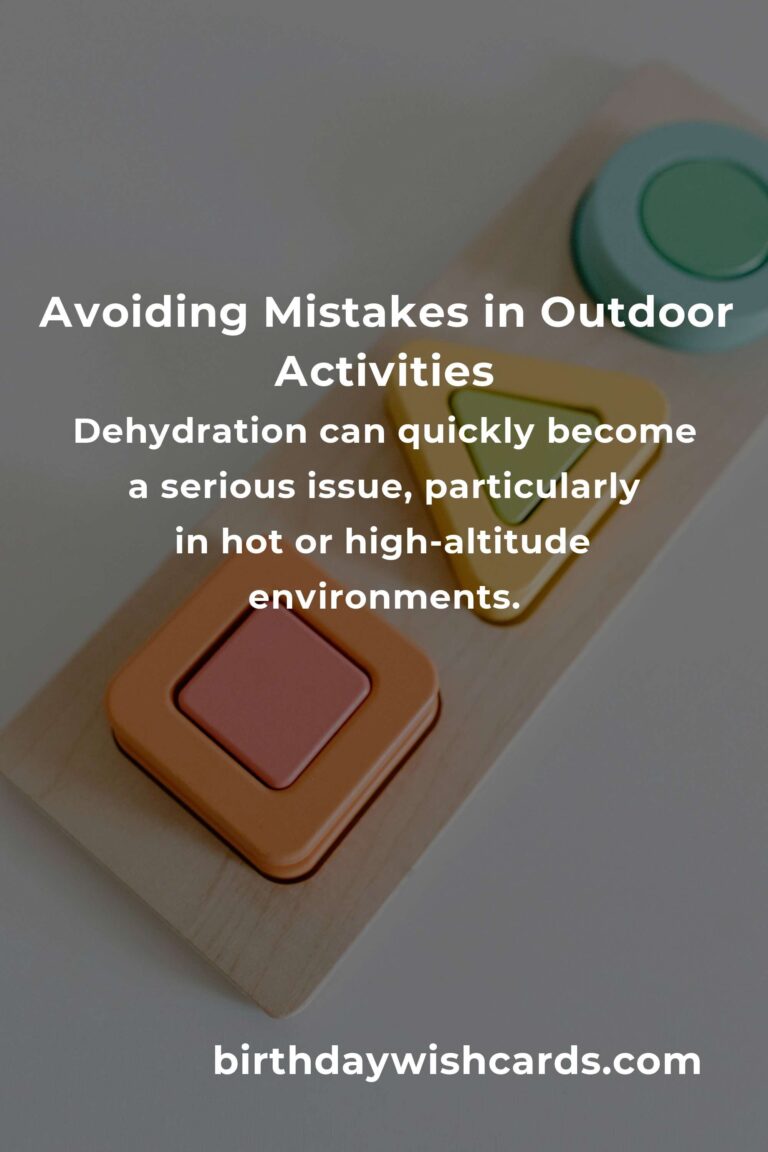 Common Mistakes in Outdoor Activities (and How to Avoid Them)