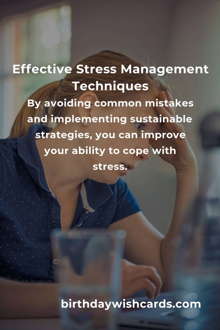 Common Mistakes in Proven Stress Management (and How to Avoid Them)