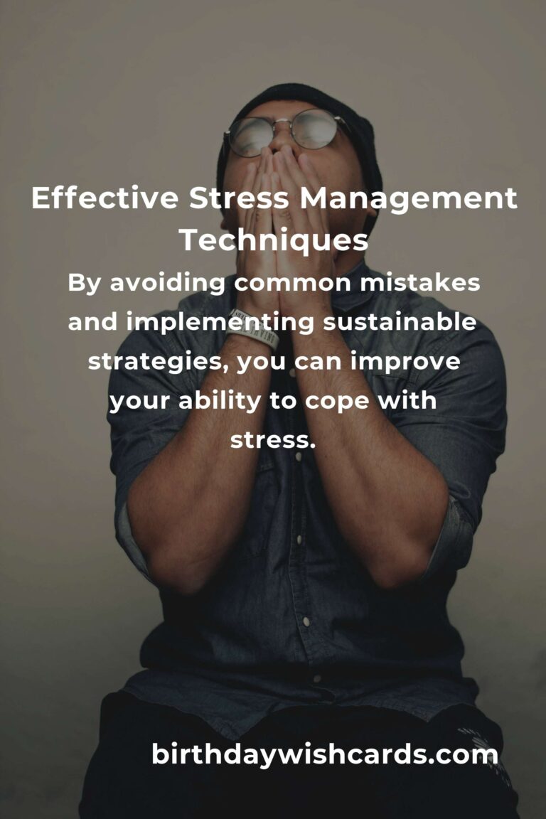 Common Mistakes in Proven Stress Management (and How to Avoid Them)
