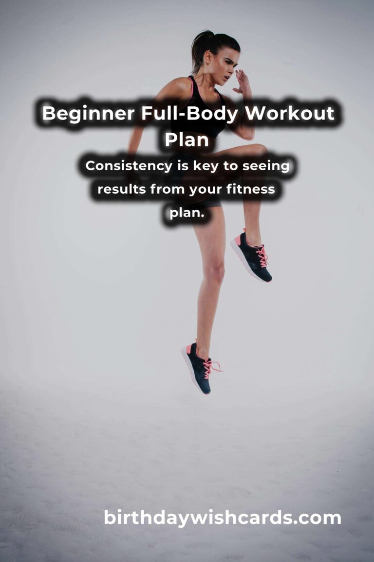 Comprehensive Full-Body Fitness Plans for Beginners