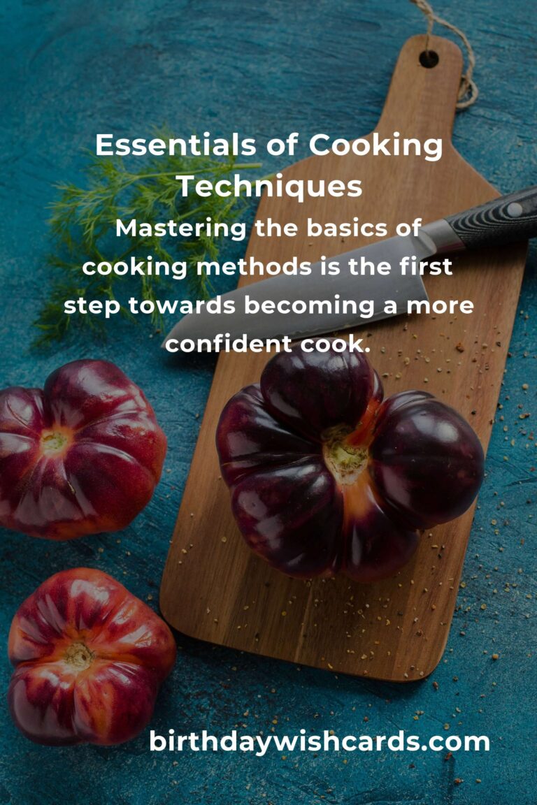 Comprehensive Guide to Cooking Basics Methods