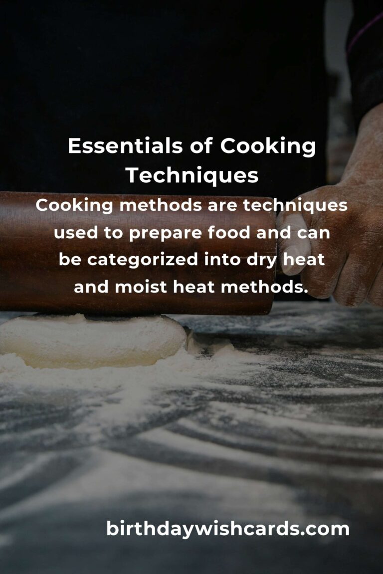 Comprehensive Guide to Cooking Basics Methods