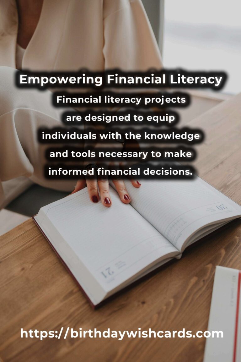 Comprehensive Guide to Financial Literacy Projects