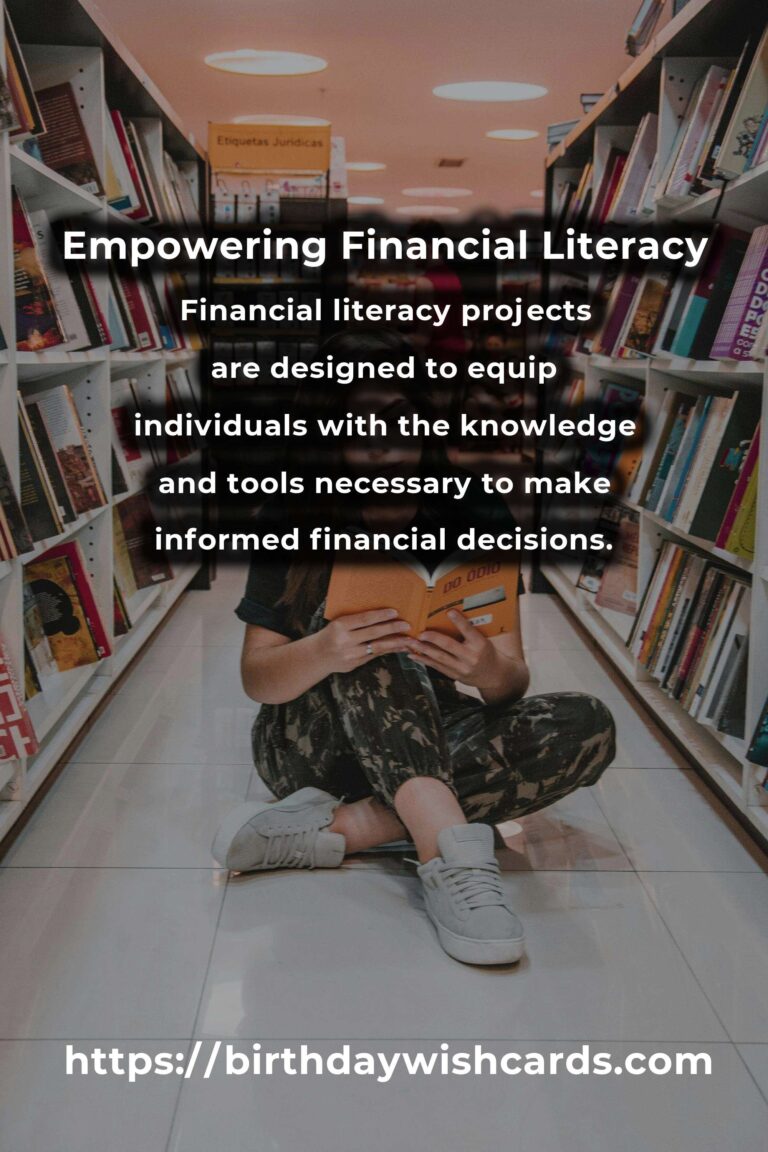 Comprehensive Guide to Financial Literacy Projects