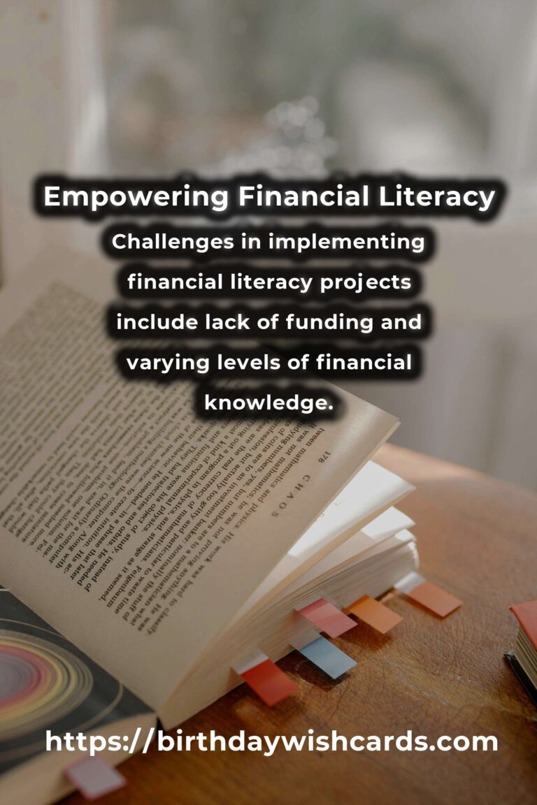 Comprehensive Guide to Financial Literacy Projects