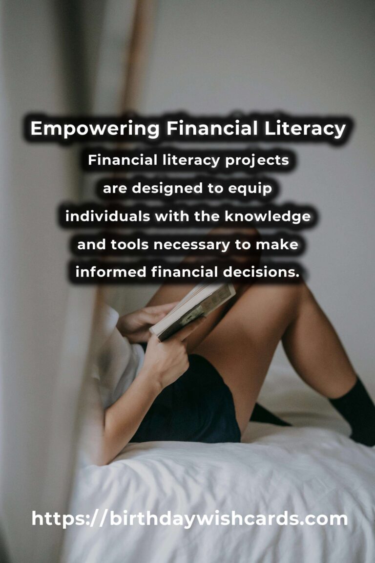 Comprehensive Guide to Financial Literacy Projects