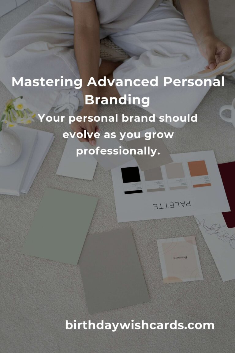 Comprehensive Guide to Mastering Advanced Personal Branding