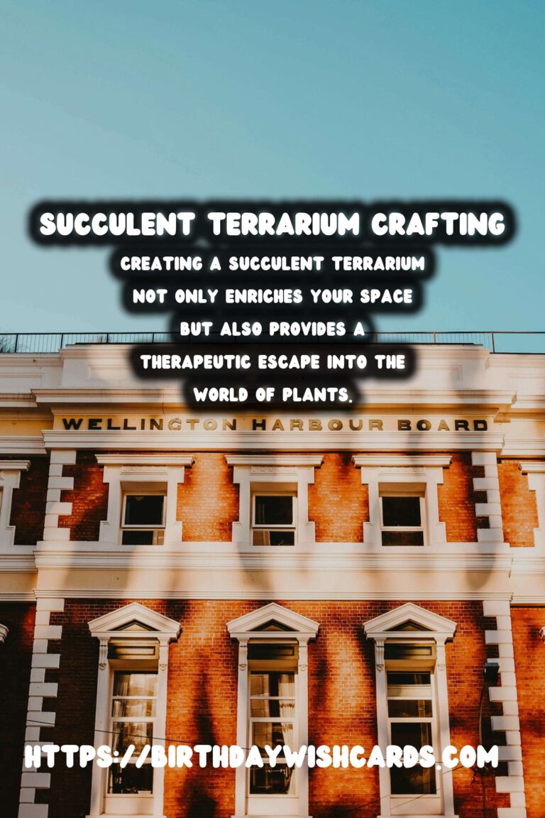 Crafting Your Own Succulent Terrarium: A Step-by-Step Guide