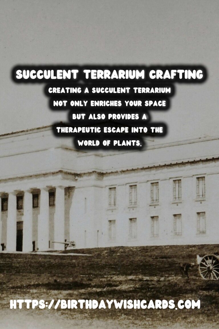 Crafting Your Own Succulent Terrarium: A Step-by-Step Guide