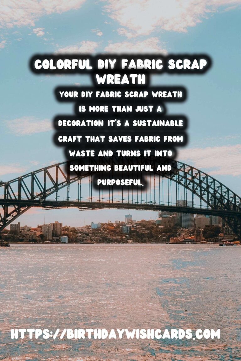 Crafting a Beautiful DIY Fabric Scrap Wreath