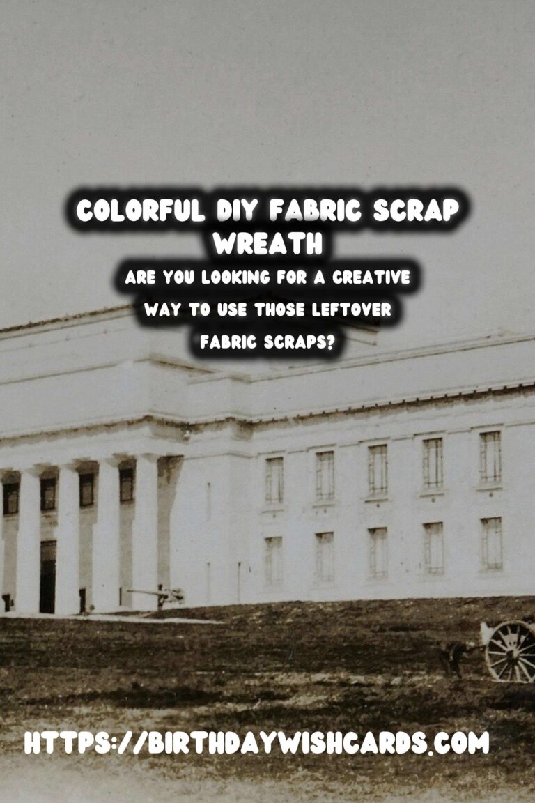 Crafting a Beautiful DIY Fabric Scrap Wreath