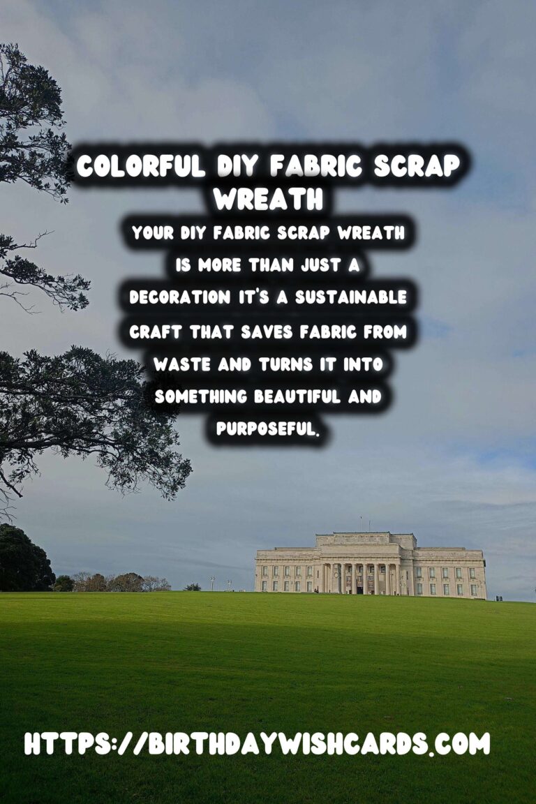 Crafting a Beautiful DIY Fabric Scrap Wreath