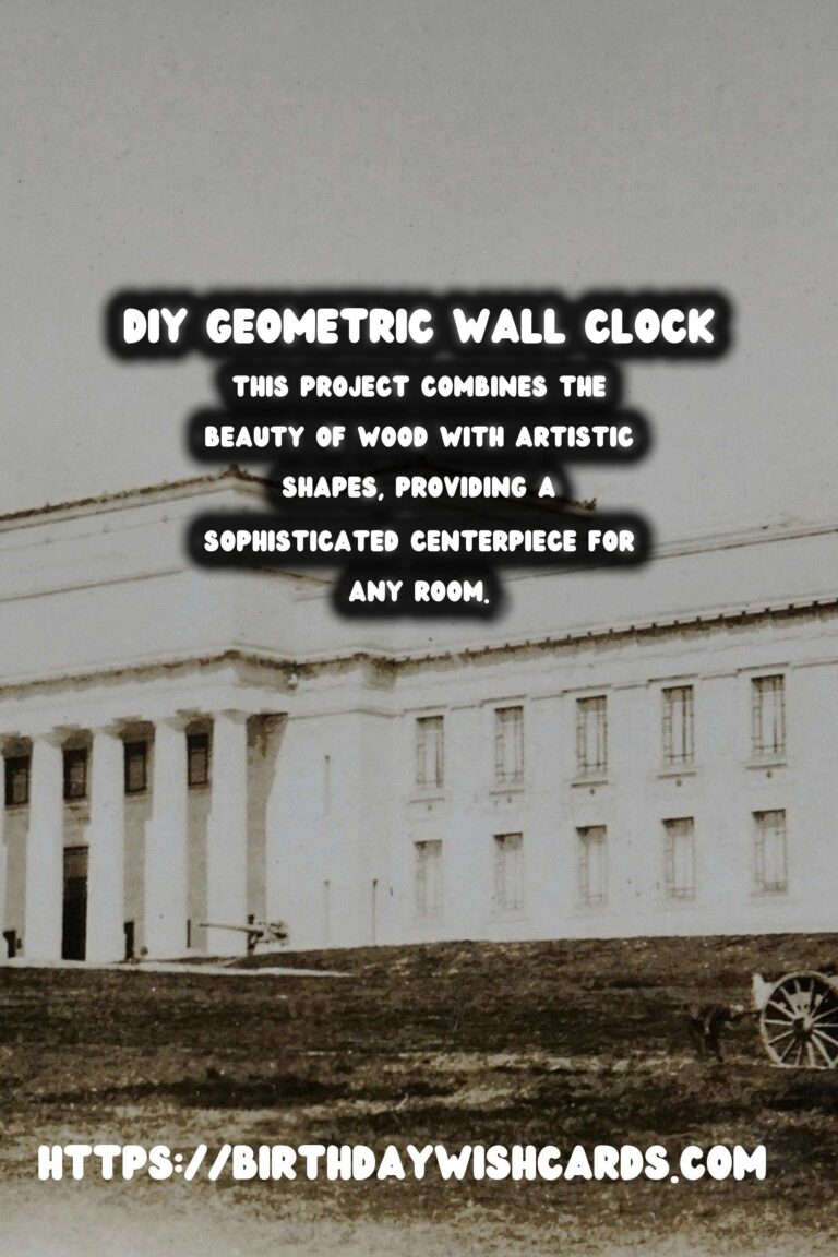 Crafting a Stunning DIY Geometric Wall Clock from Wood