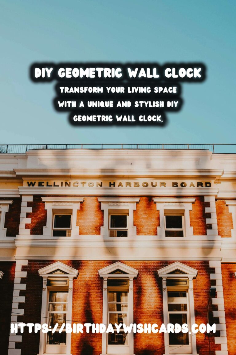 Crafting a Stunning DIY Geometric Wall Clock from Wood