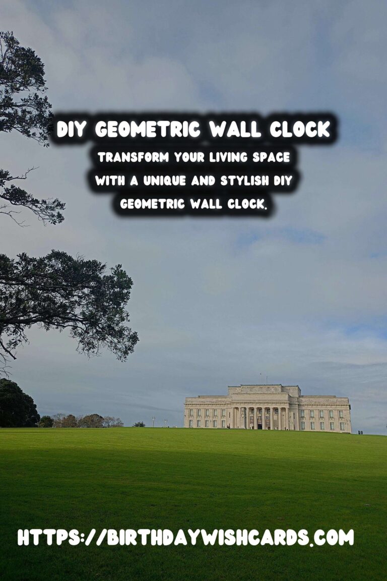 Crafting a Stunning DIY Geometric Wall Clock from Wood