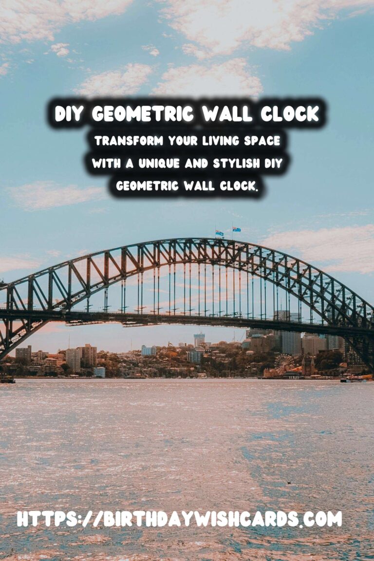 Crafting a Stunning DIY Geometric Wall Clock from Wood