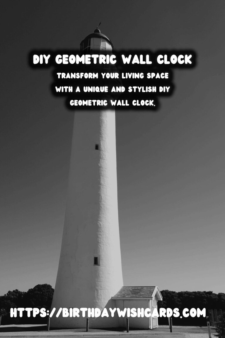 Crafting a Stunning DIY Geometric Wall Clock from Wood