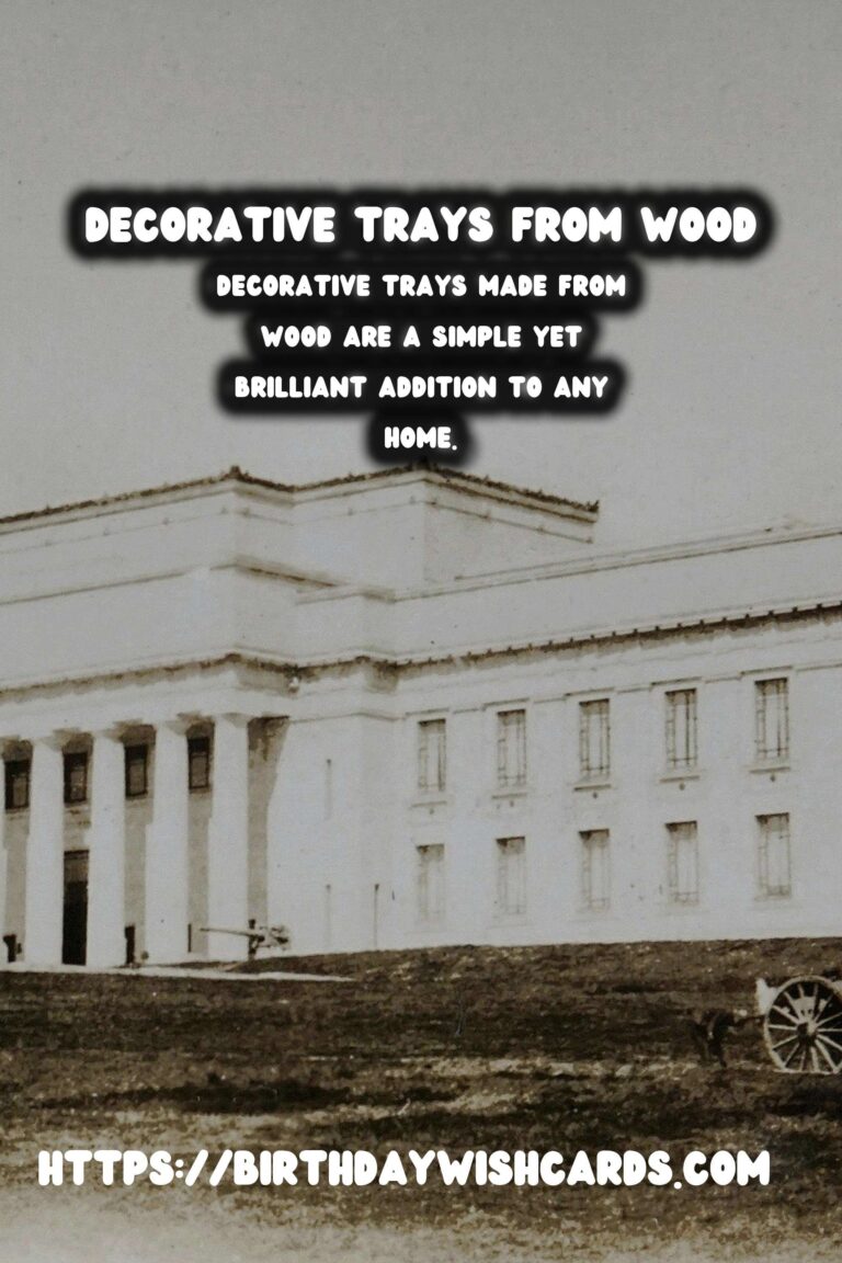 Create Beautiful DIY Decorative Trays from Wood