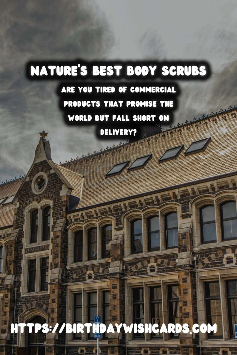 Create Radiant Skin: Homemade Body Scrubs with Natural Ingredients