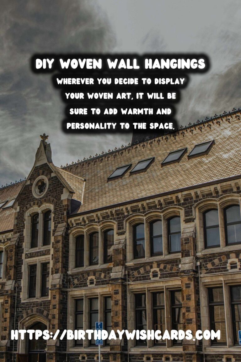 Create Rustic Charm with DIY Woven Wall Hangings