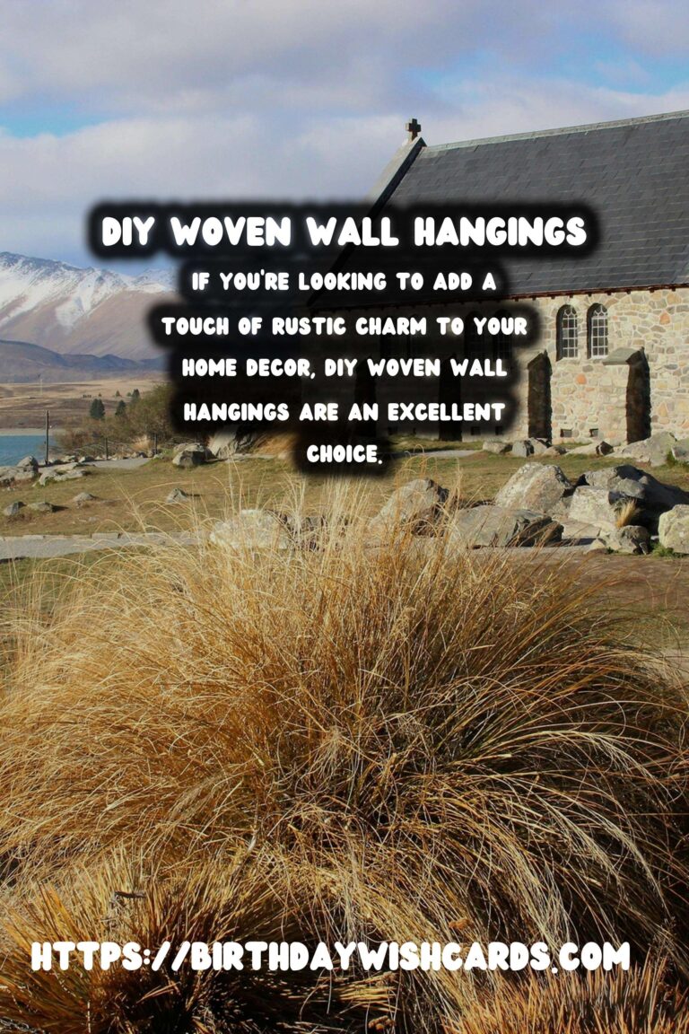 Create Rustic Charm with DIY Woven Wall Hangings