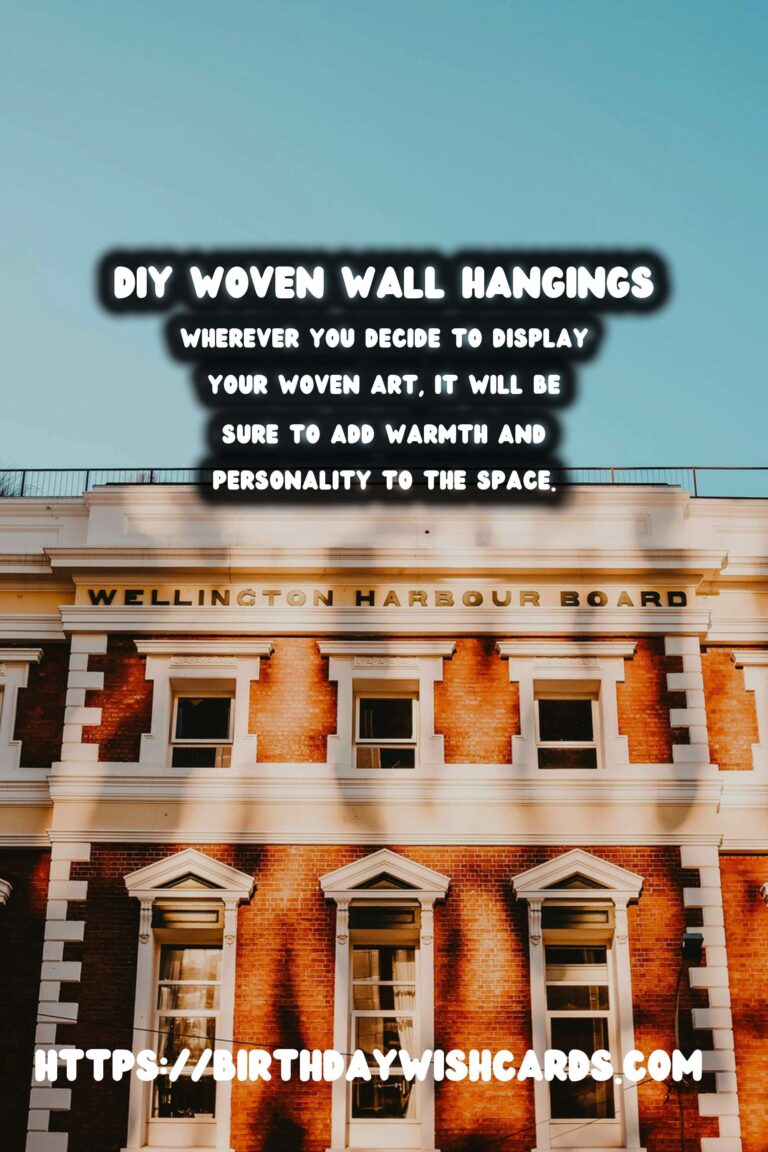 Create Rustic Charm with DIY Woven Wall Hangings