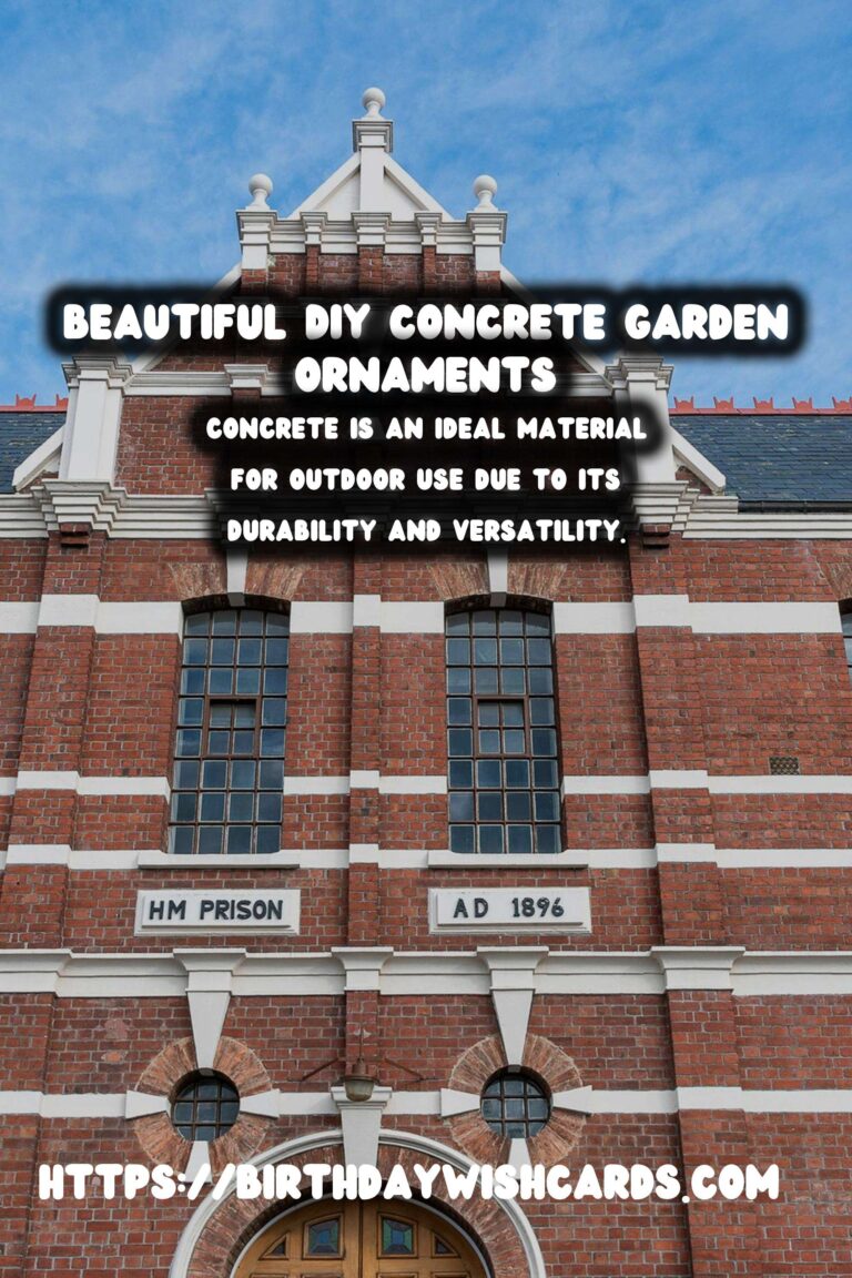 Create Stunning DIY Concrete Garden Ornaments for Your Backyard Bliss