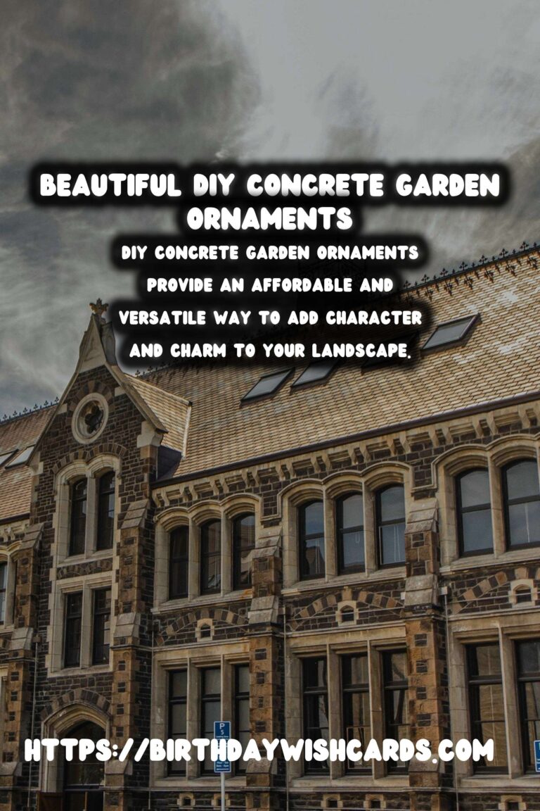 Create Stunning DIY Concrete Garden Ornaments for Your Backyard Bliss