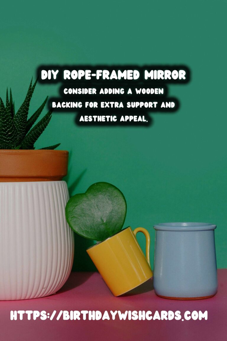 Create Stunning DIY Decorative Mirrors with Rope Frames