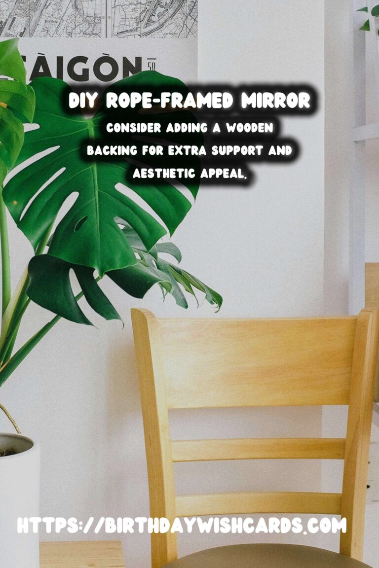 Create Stunning DIY Decorative Mirrors with Rope Frames