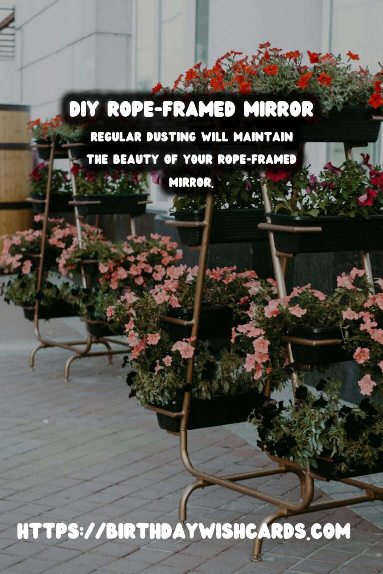 Create Stunning DIY Decorative Mirrors with Rope Frames