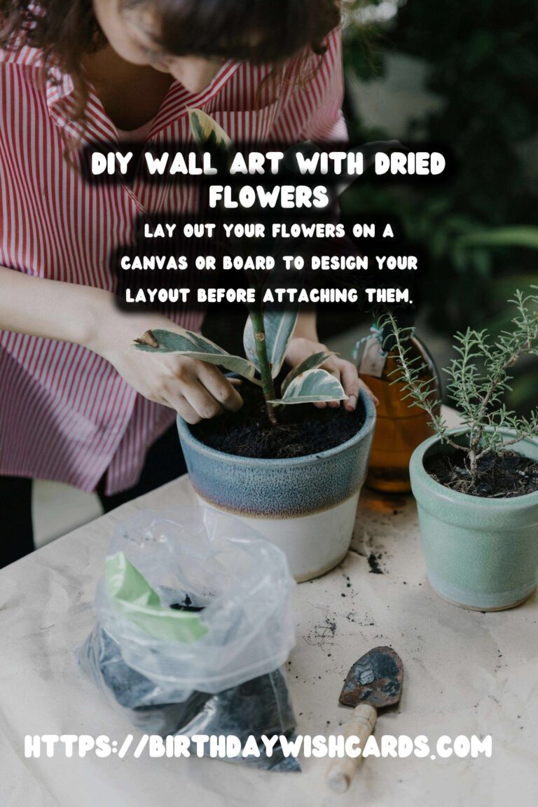 Create Stunning DIY Decorative Wall Art with Dried Flowers