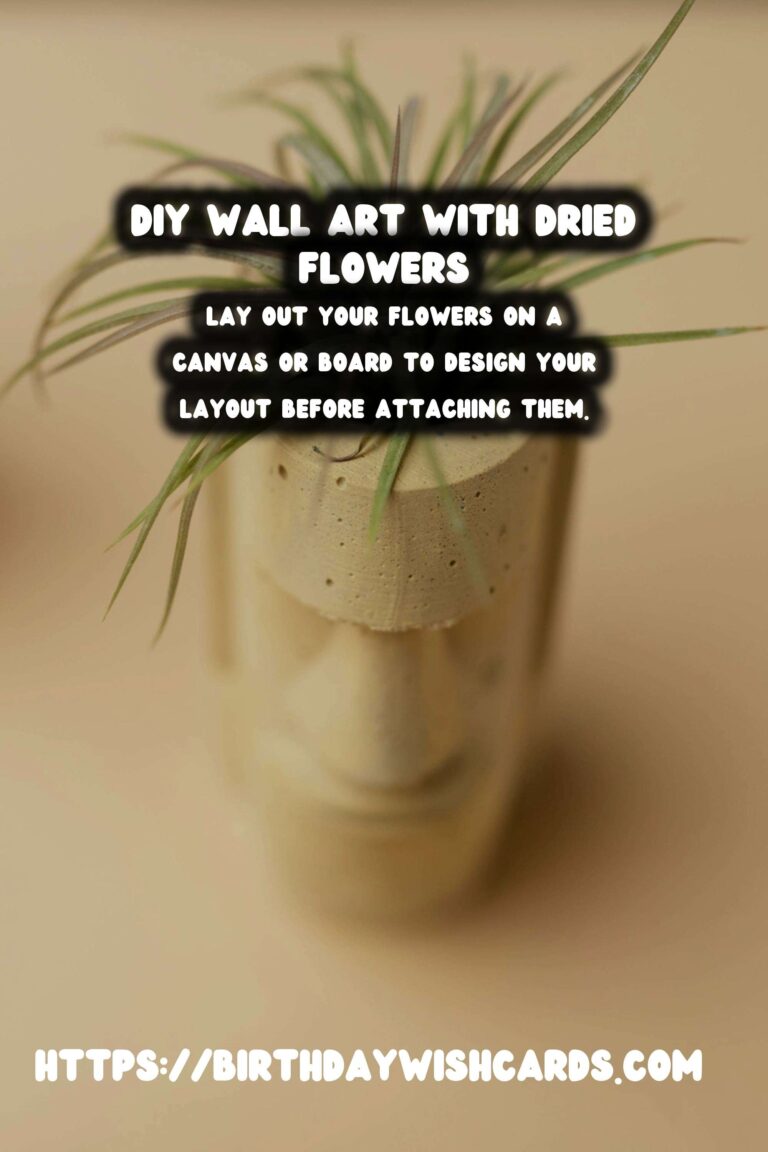 Create Stunning DIY Decorative Wall Art with Dried Flowers