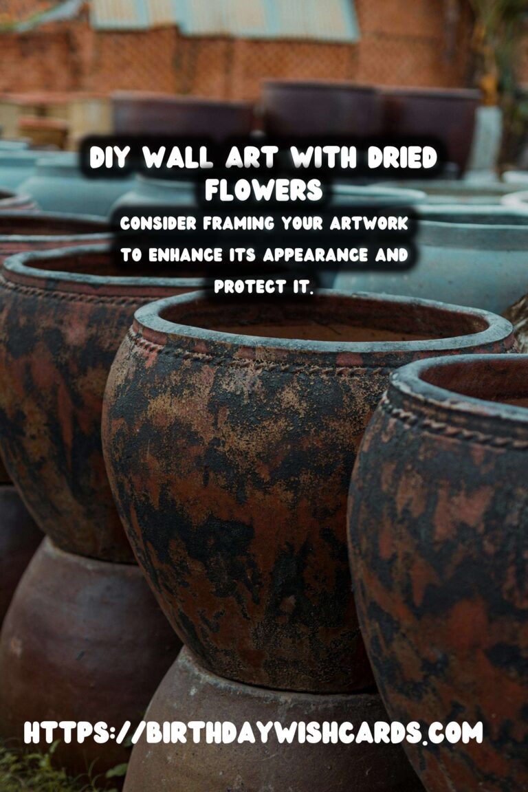 Create Stunning DIY Decorative Wall Art with Dried Flowers