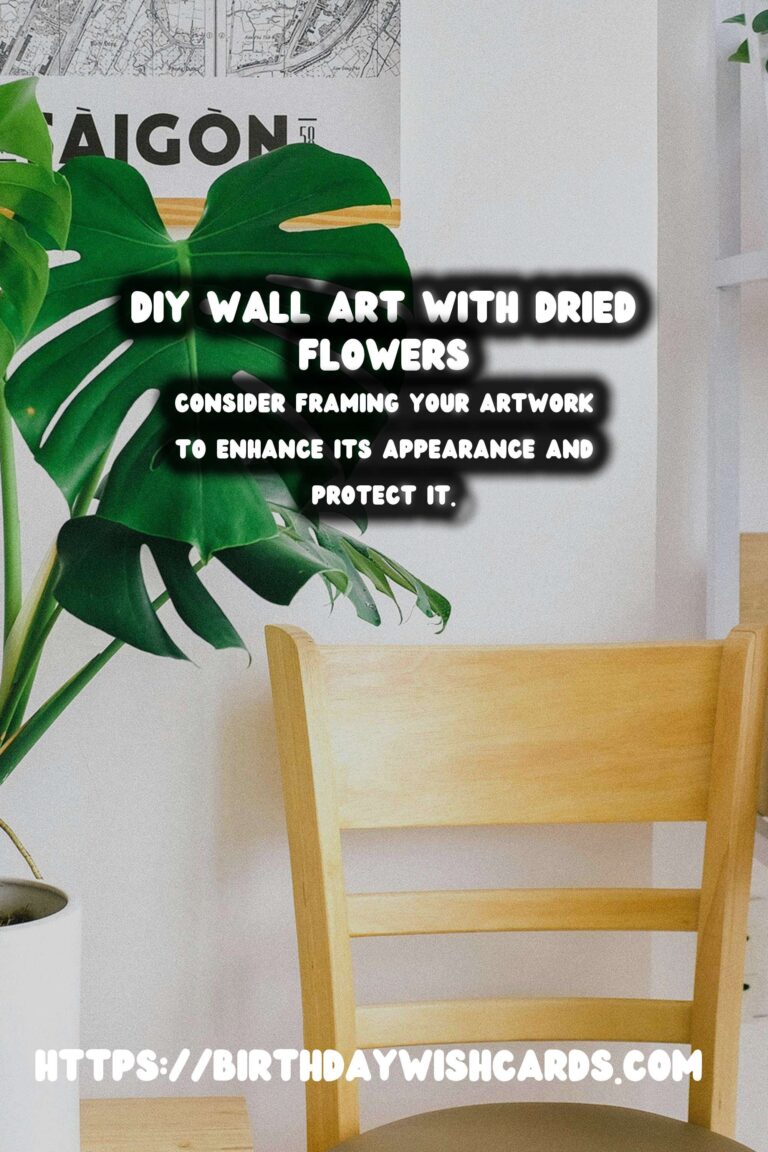 Create Stunning DIY Decorative Wall Art with Dried Flowers