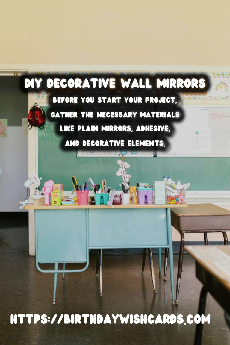 Create Stunning DIY Decorative Wall Mirrors to Elevate Your Home Decor