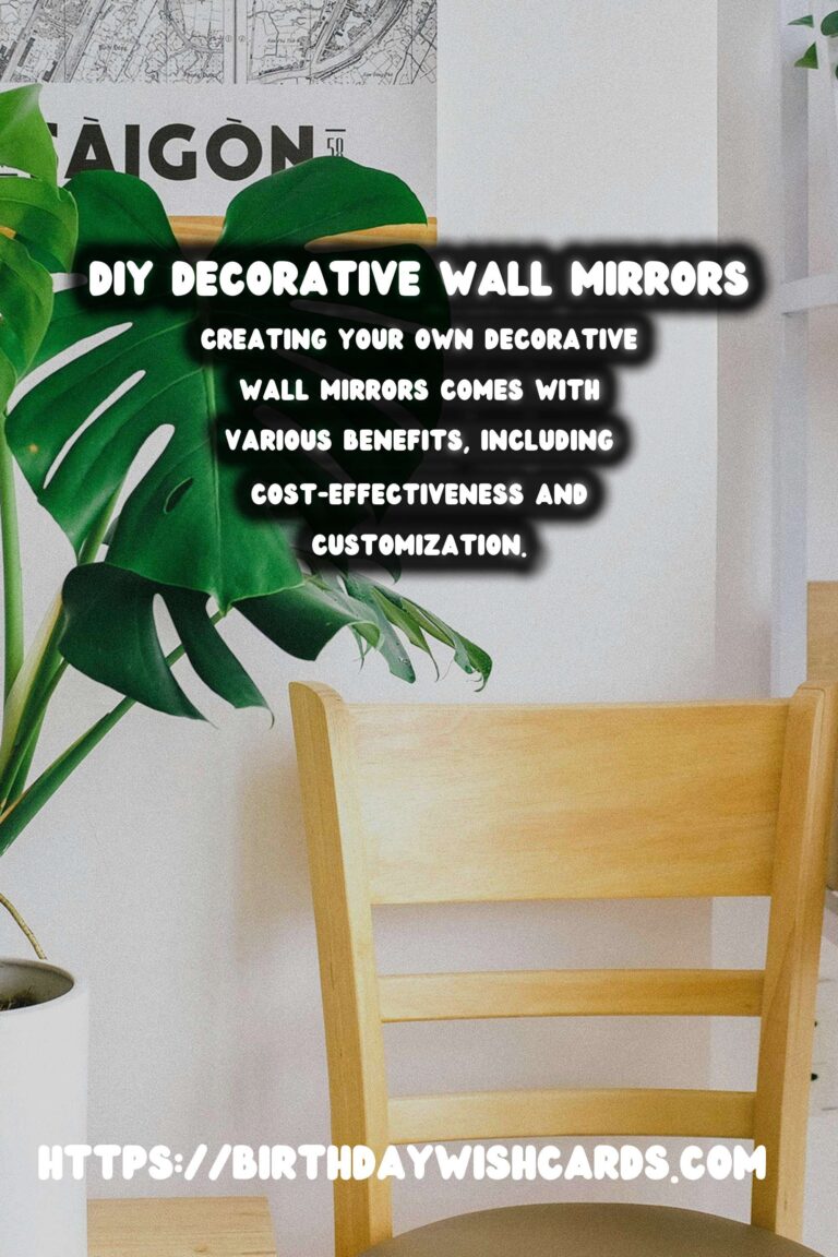 Create Stunning DIY Decorative Wall Mirrors to Elevate Your Home Decor