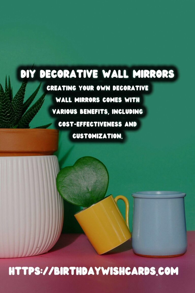 Create Stunning DIY Decorative Wall Mirrors to Elevate Your Home Decor